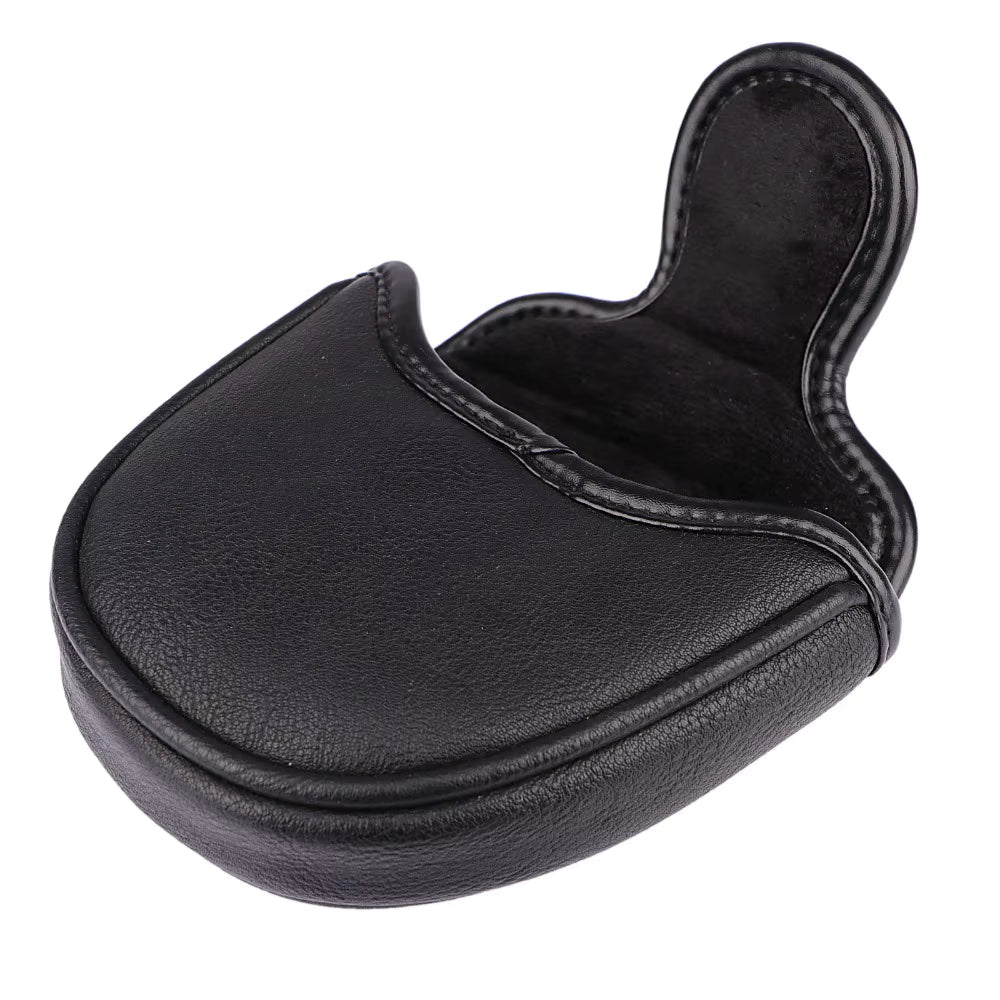 Black PU Shark Embroidery Golf Mallet Putter Cover