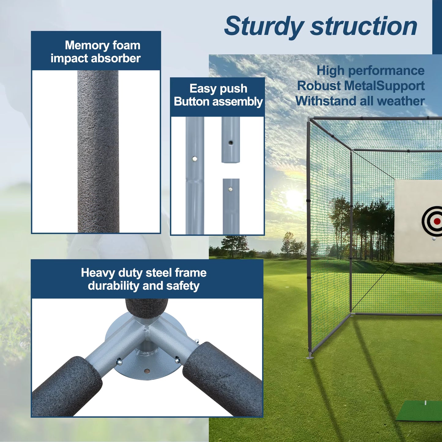RAIN OR SHINE SwingNet Pro Golf Net